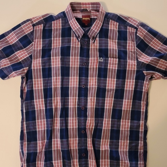 Merc London Large short sleeve shirt mod skin punk - Picture 4 of 4